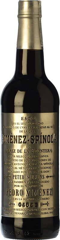 61,95 € | Vino dulce Ximénez-Spínola P.X. Edición Conmemorativa D.O. Manzanilla-Sanlúcar de Barrameda Sanlúcar de Barrameda España Pedro Ximénez 75 cl