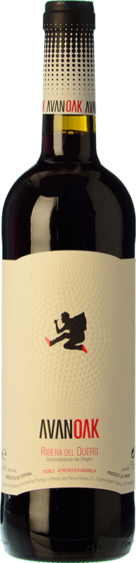 6,95 € Spedizione Gratuita | Vino Rosso Juan Manuel Burgos Avan OK Rovere D.O. Ribera del Duero