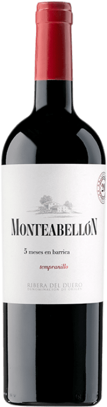 15,95 € Kostenloser Versand | Rotwein Monteabellón 5 Meses Eiche D.O. Ribera del Duero