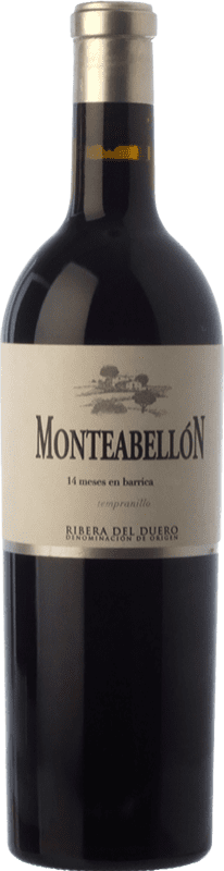 Free Shipping | Red wine Monteabellón 14 Meses Reserve D.O. Ribera del Duero Castilla y León Spain Tempranillo 75 cl