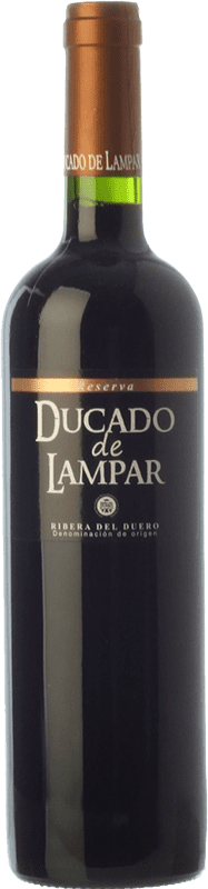 Spedizione Gratuita | Vino rosso Monte Aixa Ducado de Lampar Riserva D.O. Ribera del Duero Castilla y León Spagna Tempranillo 75 cl