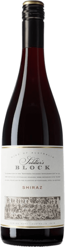 Free Shipping | Red wine Soldiers Block Shiraz I.G. McLaren Vale McLaren Vale Australia Syrah 75 cl