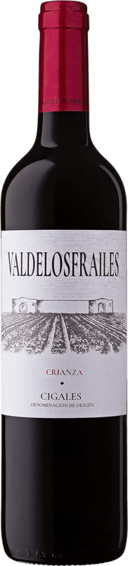 13,95 € Free Shipping | Red wine Valdelosfrailes Crianza D.O. Cigales Castilla y León Spain Tempranillo Bottle 75 cl