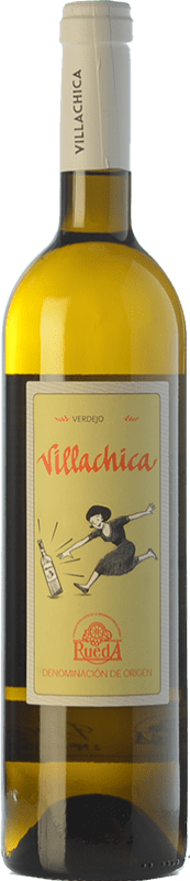 Envío gratis | Vino blanco Palacio de Villachica D.O. Rueda Castilla y León España Verdejo 75 cl