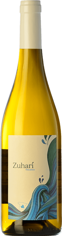 Envío gratis | Vino blanco Wine & Palo Zuharí Crianza I.G.P. Vino de la Tierra de Castilla Castilla la Mancha España Macabeo 75 cl