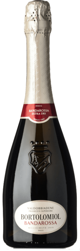13,95 € Бесплатная доставка | Белое игристое Bortolomiol Extradry Bandarossa Экстра сухой D.O.C.G. Prosecco di Conegliano-Valdobbiadene