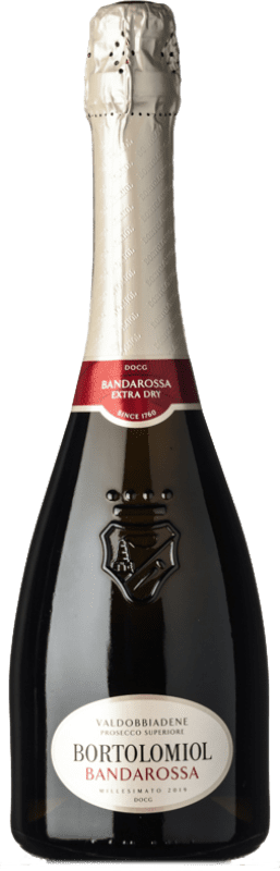 Spedizione Gratuita | Spumante bianco Bortolomiol Extradry Bandarossa Extra Secco D.O.C.G. Prosecco di Conegliano-Valdobbiadene Veneto Italia Glera 75 cl