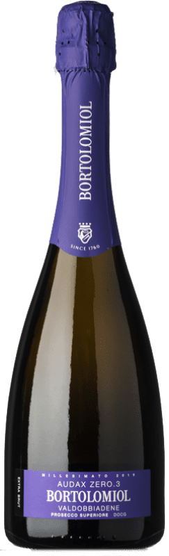 免费送货 | 白起泡酒 Bortolomiol Audax 0.3 额外的香味 D.O.C.G. Prosecco di Conegliano-Valdobbiadene 威尼托 意大利 Glera 75 cl