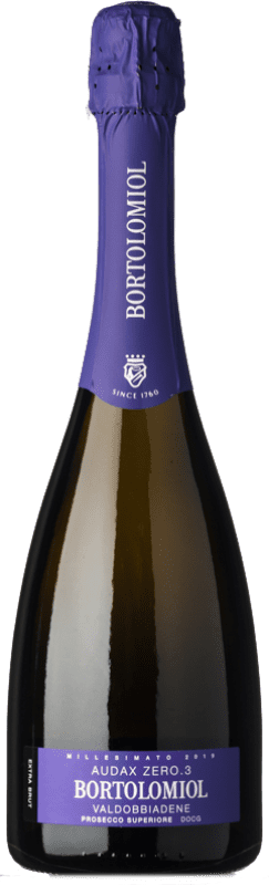 11,95 € Envio grátis | Espumante branco Bortolomiol Audax 0.3 Extra Brut D.O.C.G. Prosecco di Conegliano-Valdobbiadene