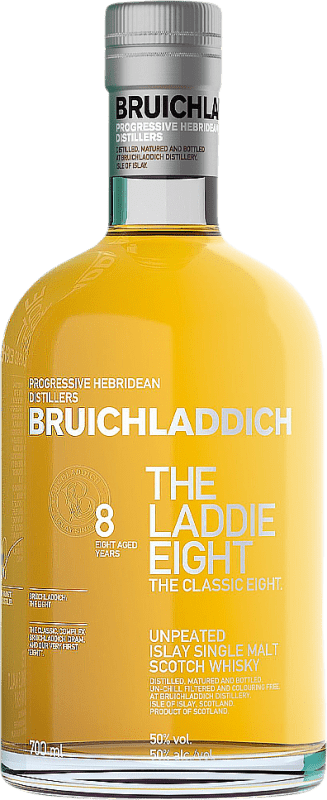 免费送货 | 威士忌单一麦芽威士忌 Bruichladdich The Laddie Eight 艾莱 英国 70 cl