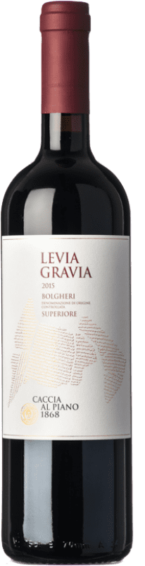 35,95 € | Красное вино Caccia al Piano Levia Gravia Superiore D.O.C. Bolgheri Тоскана Италия Merlot, Cabernet Sauvignon, Cabernet Franc 75 cl