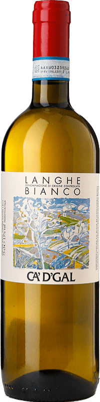 15,95 € Бесплатная доставка | Белое вино Ca' d' Gal Bianco D.O.C. Langhe