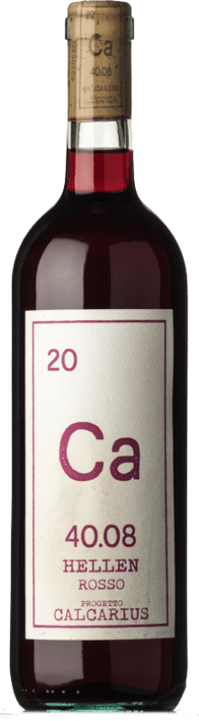 Бесплатная доставка | Красное вино Calcarius Rosso Hellen I.G.T. Puglia Апулия Италия Nero di Troia 75 cl
