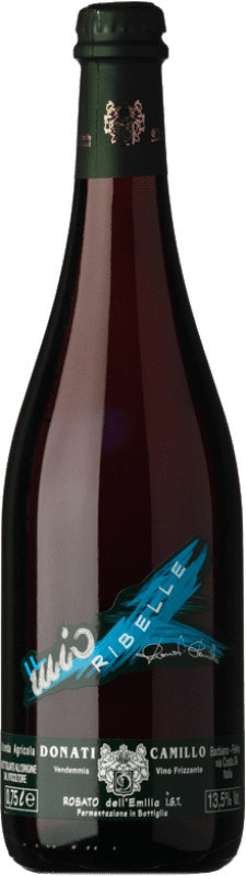 Free Shipping | Rosé sparkling Camillo Donati Frizzante Il Mio Ribelle Rosé I.G.T. Emilia Romagna Emilia-Romagna Italy Barbera 75 cl