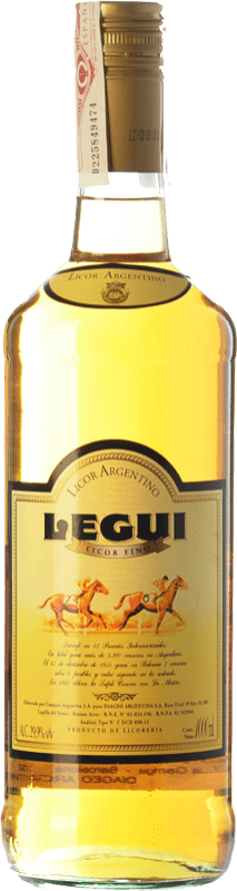 Envio grátis | Aguardente Orujo Campari Argentina Legui Licor de Caña Argentina 1 L