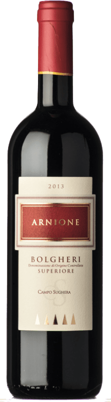 56,95 € | Red wine Campo alla Sughera Arnione Superiore D.O.C. Bolgheri Tuscany Italy Merlot, Cabernet Sauvignon, Cabernet Franc, Petit Verdot 75 cl