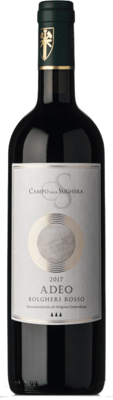 免费送货 | 红酒 Campo alla Sughera Adèo D.O.C. Bolgheri 托斯卡纳 意大利 Merlot, Cabernet Sauvignon 75 cl