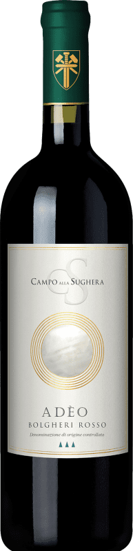 Kostenloser Versand | Rotwein Campo alla Sughera Adèo D.O.C. Bolgheri Toskana Italien Merlot, Cabernet Sauvignon 75 cl