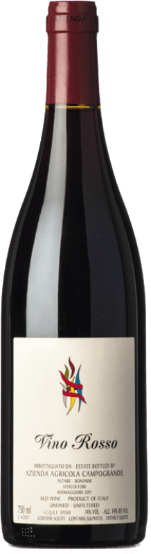 Kostenloser Versand | Rotwein Campogrande I.G.T. Liguria Ligurien Italien Canaiolo, Ciliegiolo 75 cl