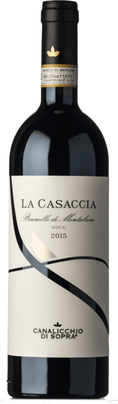 106,95 € | Red wine Canalicchio di Sopra La Casaccia D.O.C.G. Brunello di Montalcino Tuscany Italy Sangiovese 75 cl