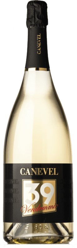 送料無料 | 白スパークリングワイン Canevel Extradry 39 Vendemmie 余分な乾燥 D.O.C.G. Prosecco di Conegliano-Valdobbiadene ベネト イタリア Glera マグナムボトル 1,5 L