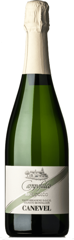 Envoi gratuit | Blanc mousseux Canevel Campofalco Brut D.O.C.G. Prosecco di Conegliano-Valdobbiadene Vénétie Italie Glera, Verdiso 75 cl