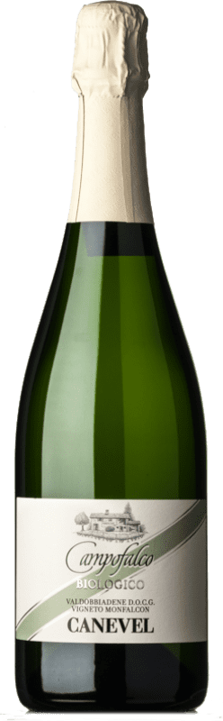 Spedizione Gratuita | Spumante bianco Canevel Campofalco Brut D.O.C.G. Prosecco di Conegliano-Valdobbiadene Veneto Italia Glera, Verdiso Biologico 75 cl