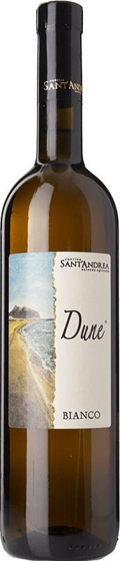 Бесплатная доставка | Белое вино Sant'Andrea Bianco Dune D.O.C. Circeo Лацио Италия Malvasía, Trebbiano 75 cl