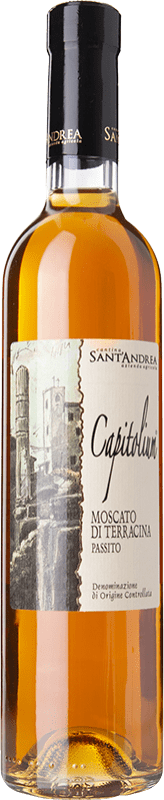 Envío gratis | Vino Dulce Sant'Andrea Capitolium Passito D.O.C. Moscato di Terracina Lazio Italia Moscato Botella Medium 50 cl