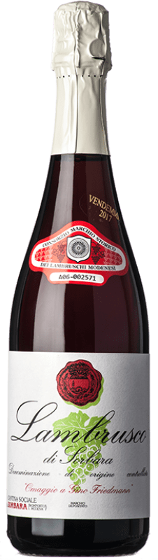 14,95 € | Espumante rosé Sociale di Sorbara Rosato D.O.C. Lambrusco di Sorbara Emília-Romanha Itália Lambrusco di Sorbara 75 cl