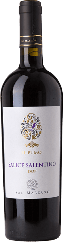 11,95 € Free Shipping | Red wine San Marzano Il Pumo D.O.C. Salice Salentino Puglia Italy Malvasia Black, Negroamaro Bottle 75 cl