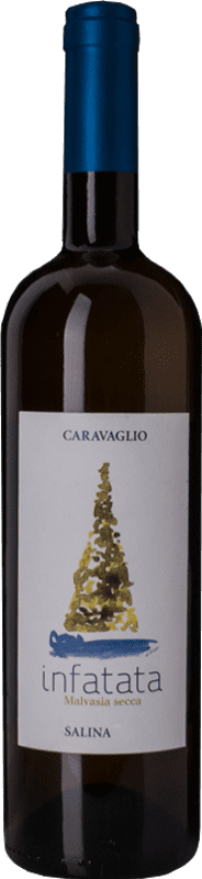 Free Shipping | White wine Caravaglio Malvasia Secca Infatata I.G.T. Salina Sicily Italy Malvasia delle Lipari 75 cl