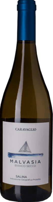Free Shipping | White wine Caravaglio Malvasia Secca I.G.T. Salina Sicily Italy Malvasia delle Lipari 75 cl