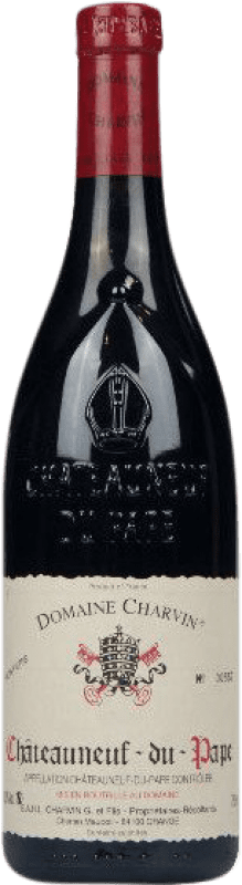 Бесплатная доставка | Красное вино Domaine Charvin A.O.C. Châteauneuf-du-Pape Рона Франция Syrah — Сира, Garnacha — Гренаш, Cariñena — Кариньян, Mourvèdre — Мурведр 75 cl