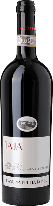 Бесплатная доставка | Красное вино Bretta Rossa Ovada Tajà D.O.C. Piedmont Пьемонте Италия Dolcetto — Дольчетто 75 cl