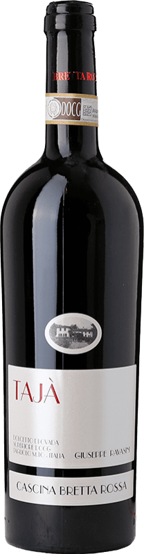 Free Shipping | Red wine Bretta Rossa Ovada Tajà D.O.C. Piedmont Piemonte Italy Dolcetto 75 cl