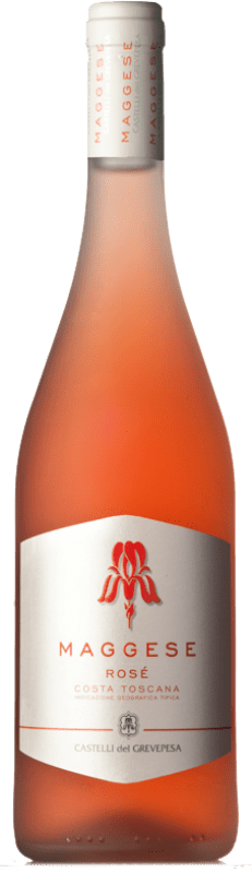 Бесплатная доставка | Розовое вино Castelli del Grevepesa Rosato Maggese I.G.T. Costa Toscana Тоскана Италия Sangiovese 75 cl