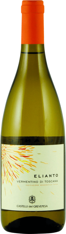 Spedizione Gratuita | Vino bianco Castelli del Grevepesa Elianto I.G.T. Toscana Toscana Italia Vermentino 75 cl