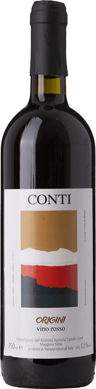17,95 € 送料無料 | 赤ワイン Castello Conti Origini D.O.C. Piedmont