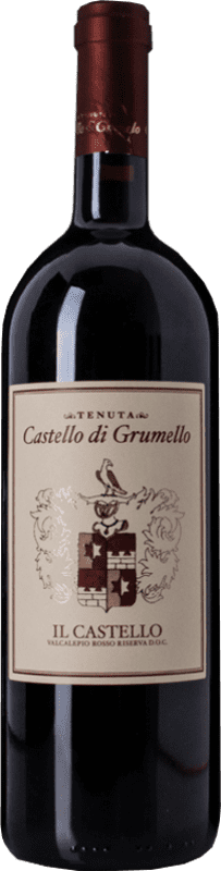 16,95 € | Red Wine Castello di Grumello Il Castello Reserve — Aged D.O.C. Valcalepio Lombardia Italy Merlot, Cabernet Sauvignon 75 cl