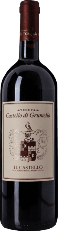 Free Shipping | Red wine Castello di Grumello Il Castello Reserve D.O.C. Valcalepio Lombardia Italy Merlot, Cabernet Sauvignon 75 cl