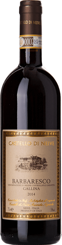 Free Shipping | Red wine Castello di Neive Gallina D.O.C.G. Barbaresco Piemonte Italy Nebbiolo 75 cl