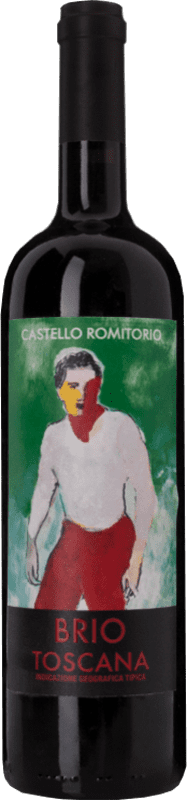 Free Shipping | Red wine Castello Romitorio Brio I.G.T. Toscana Tuscany Italy Sangiovese 75 cl