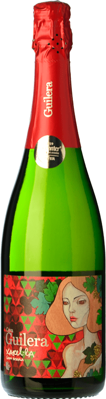 Envoi gratuit | Blanc mousseux Guilera Roja Brut Grande Réserve D.O. Cava Espagne Xarel·lo 75 cl