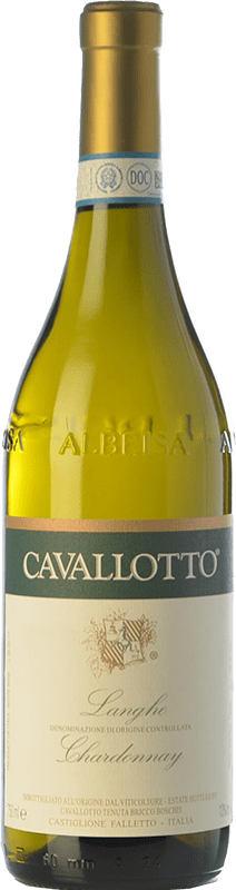 19,95 € | White wine Cavallotto D.O.C. Langhe Piemonte Italy Chardonnay Bottle 75 cl