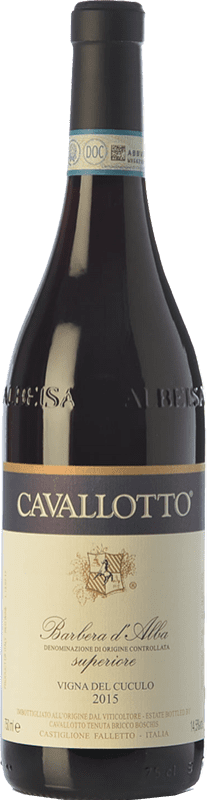 25,95 € Free Shipping | Red wine Cavallotto Vigna del Cuculo D.O.C. Barbera d'Alba Piemonte Italy Barbera Bottle 75 cl