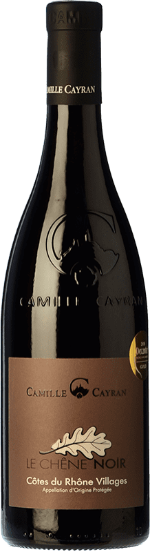 10,95 € | Красное вино Cave de Cairanne Le Chêne Noir Дуб A.O.C. Côtes du Rhône Villages Рона Франция Syrah, Grenache, Carignan 75 cl