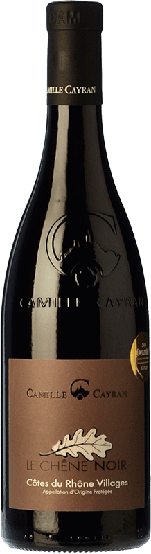 9,95 € Spedizione Gratuita | Vino Rosso Cave de Cairanne Le Chêne Noir Villages Rovere A.O.C. Côtes du Rhône