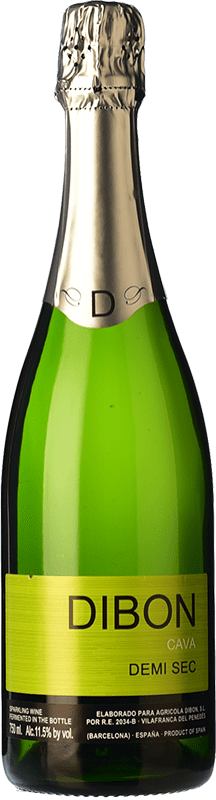 Envío gratis | Espumoso blanco Marrugat Dibon Semi-Seco Semi-Dulce D.O. Cava España Macabeo, Xarel·lo, Parellada 75 cl