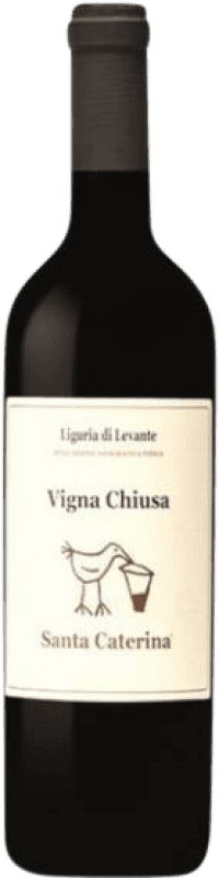 Free Shipping | Red wine Santa Caterina Vigna Chiusa I.G.T. Liguria di Levante Liguria Italy Sangiovese, Canaiolo, Ciliegiolo 75 cl